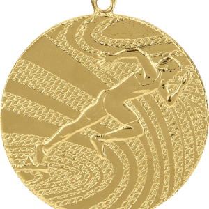 Medal złoty - biegi - medal stalowy