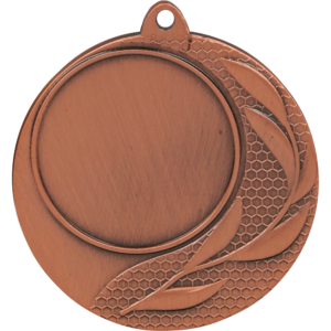 Medal metalowy z grawerowaniem na laminacie