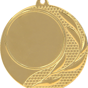 Medal metalowy z grawerowaniem na laminacie