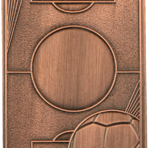 Medal brąz - boisko piłkarskie - piłka nożna - medal stalowy