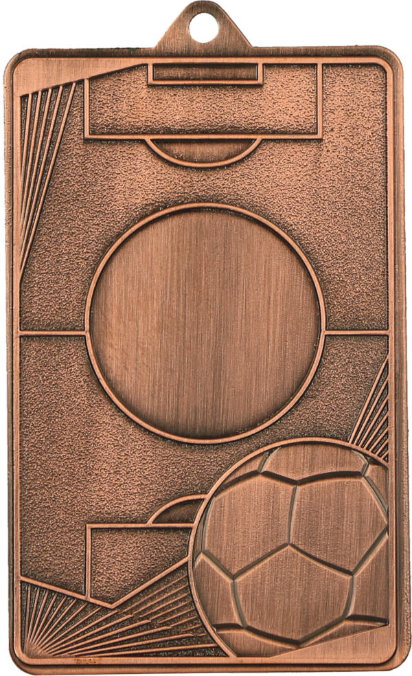 MMC7045_B Medal brąz - boisko piłkarskie - piłka nożna - medal stalowy