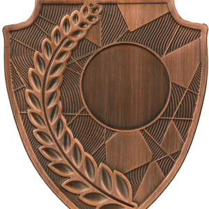 Medal brąz - tarcza z miejscem na emblemat 25mm - medal stalowy