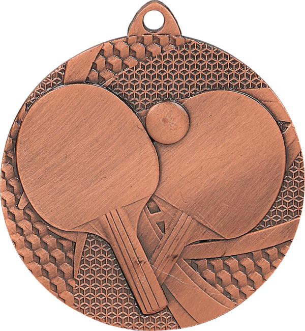 Medal metalowy z grawerowaniem na laminacie