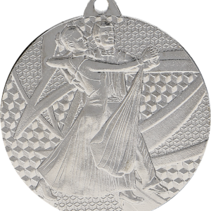 Medal metalowy z grawerowaniem na laminacie