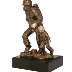 Figurka odlewana - strażak