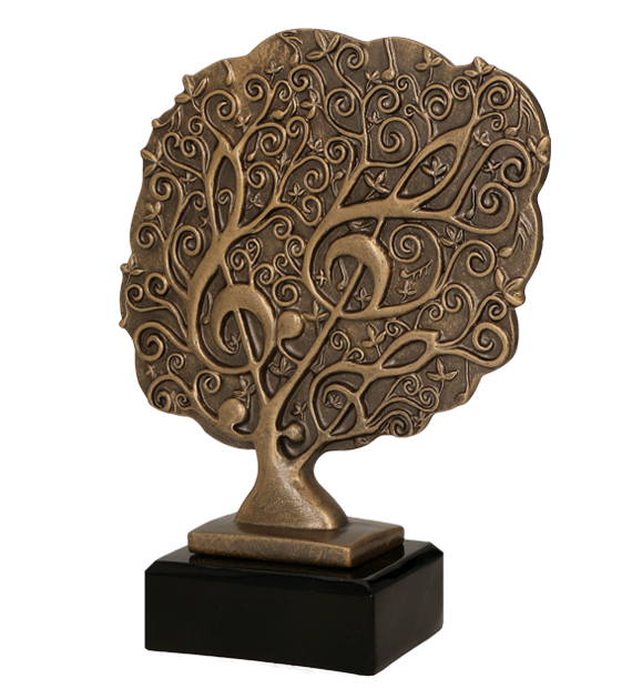 Figurka odlewana - muzyka