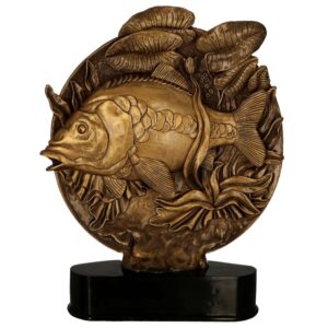 Figurka odlewana - ryba - karp