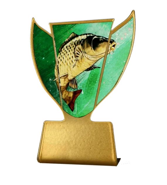 Trofeum metalowe - Wędkarstwo