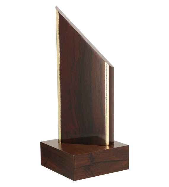 Trofeum z tworzywa sztucznego grawerowane