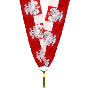 Wstążka 22 mm - barwy narodowe Polski
