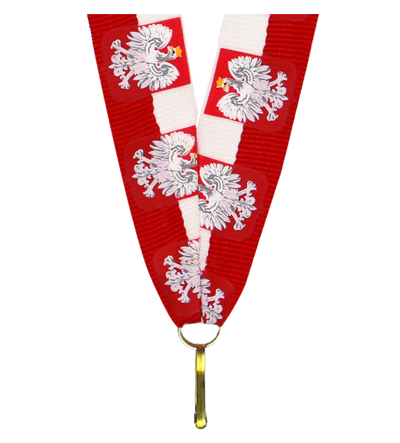 Wstążka 22 mm - barwy narodowe Polski