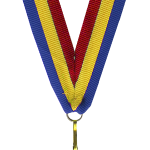 Wstążka 11 mm - czerwono-żółto-niebieska