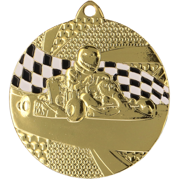 Medal metalowy z grawerowaniem na laminacie