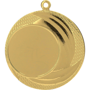 Medal złoty ogólny z miejscem na emblemat 25 mm stalowy